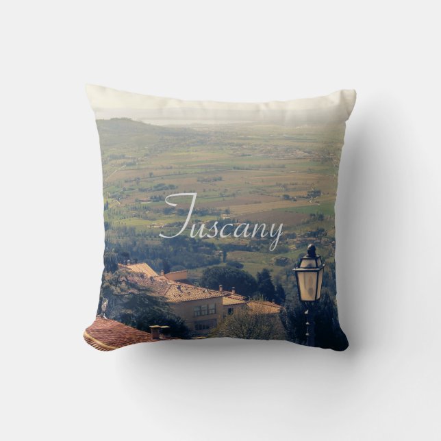 Tuscany. Italy. Cortona Cushion (Front)