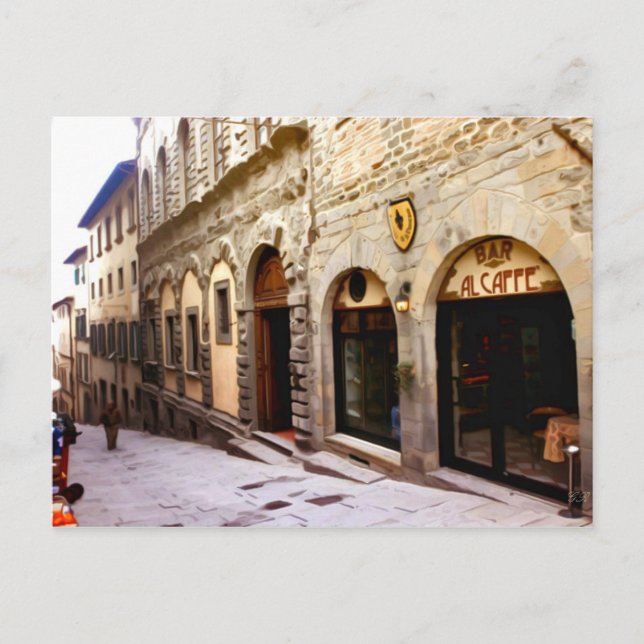 Tuscany. Italy. Cortona Postcard (Front)