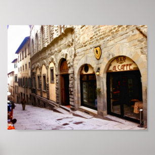 Tuscany. Italy. Cortona Poster