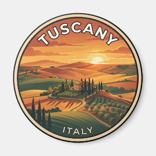 Tuscany Italy Countryside Sunset Italy Magnet