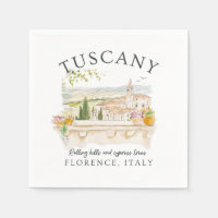 Tuscany Italy – Florence Hills & Cypress Trees