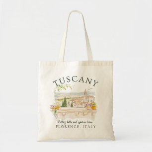 Tuscany Italy – Florence Rolling Hills & Tree Tote Bag