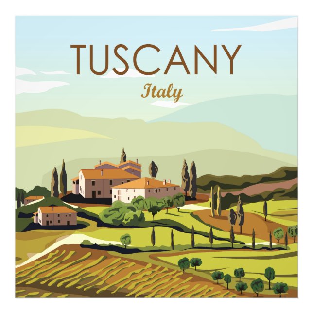 Tuscany Italy Photo Print (Front)