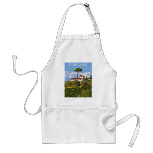 Tuscany Italy Poster Standard Apron