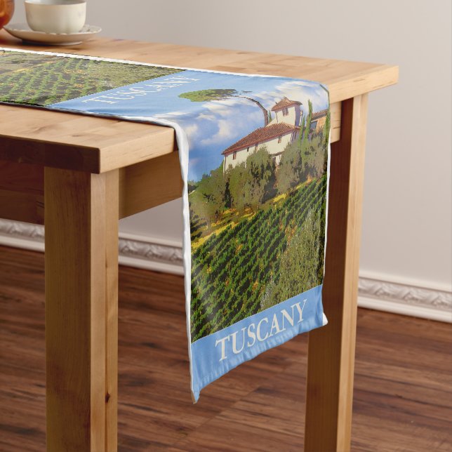 Tuscany Italy Poster Table Runner (In Situ)