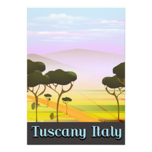 Tuscany Italy travel landscape. Photo Print