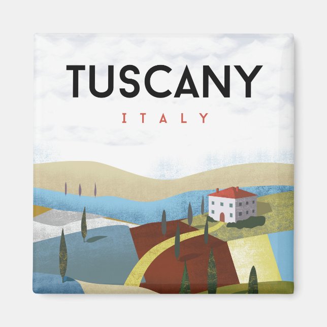 Tuscany italy travel Magnet (Front)