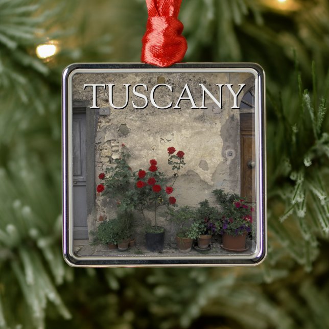 Tuscany, Italy | Tuscan Doorway Metal Tree Decoration (Tree)
