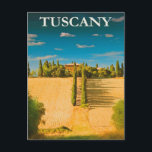 Tuscany, Italy Vintage Travel Postcard<br><div class="desc">Tuscany,  Italy Vintage Travel Postcard</div>