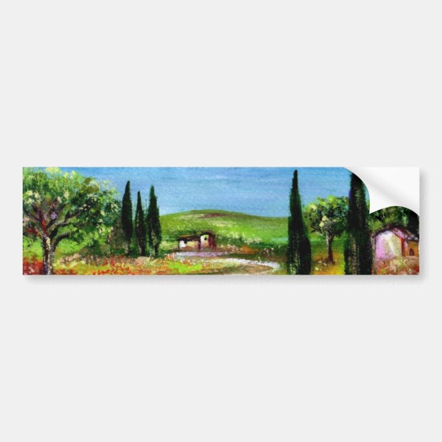 TUSCANY LANDSCAPE 5 BUMPER STICKER (Front)