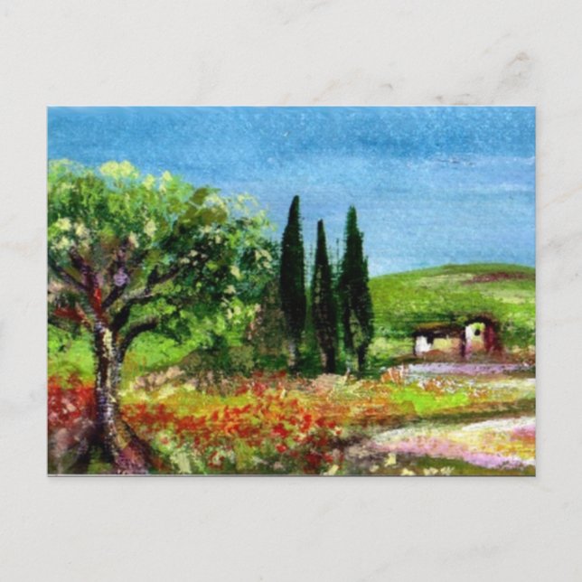 TUSCANY LANDSCAPE 5 POSTCARD (Front)