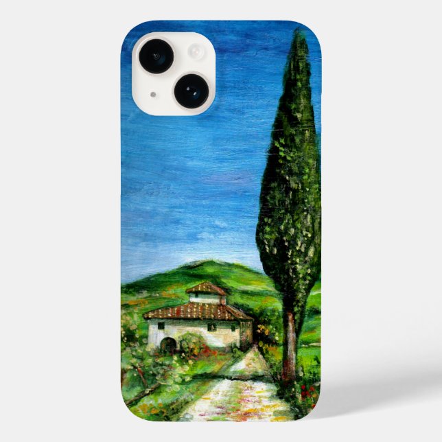 TUSCANY LANDSCAPE / OLD FARMHOUSE IN CHIANTI Case-Mate iPhone CASE (Back)