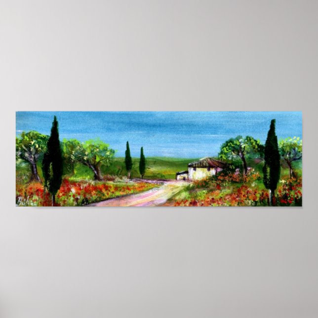 TUSCANY LANDSCAPE POSTER (Front)