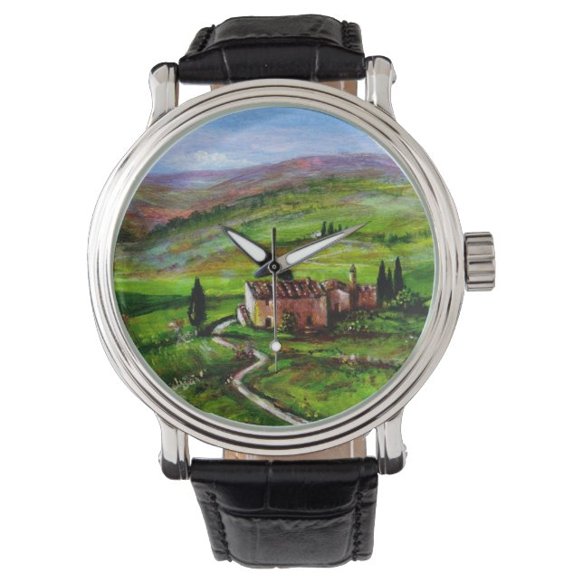 TUSCANY LANDSCAPE WITH GREEN HILLS WATCH (Front)
