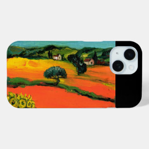 TUSCANY LANDSCAPE WITH SUNFLOWERS iPhone 15 CASE