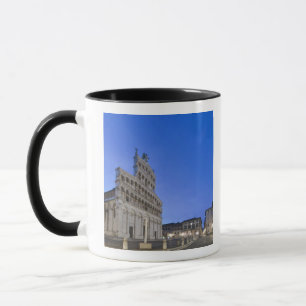 Tuscany, Lucca, Piazza San Michele at Dawn Mug