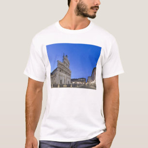 Tuscany, Lucca, Piazza San Michele at Dawn T-Shirt
