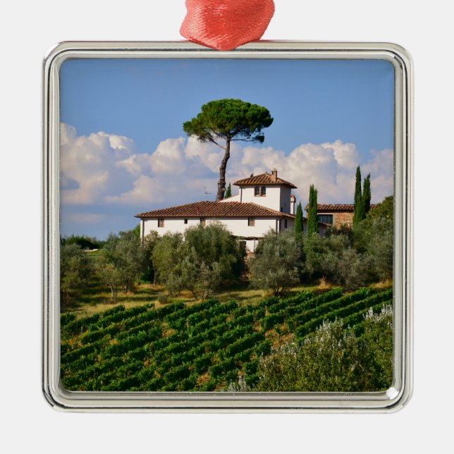 Tuscany Metal Tree Decoration (Front)