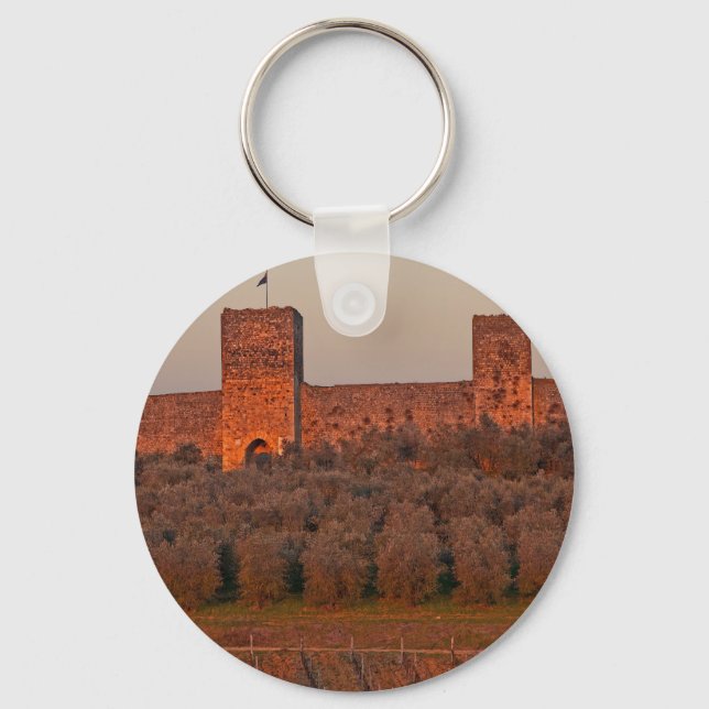 Tuscany - Monteriggioni Key Ring (Front)