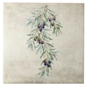Tuscany Olive Garland Mediterranean Tile