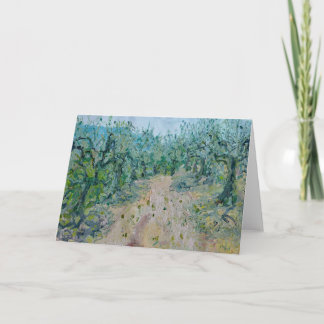 Tuscany Olive Groves Card
