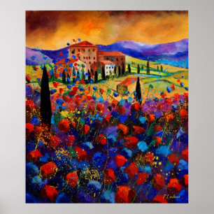 tuscany poppies 67 poster