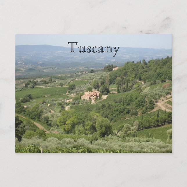 Tuscany Postcard (Front)
