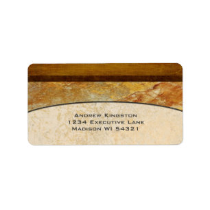 Tuscany Stone Marble Architectural Label