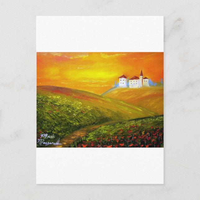 Tuscany Sunshine Postcard (Front)