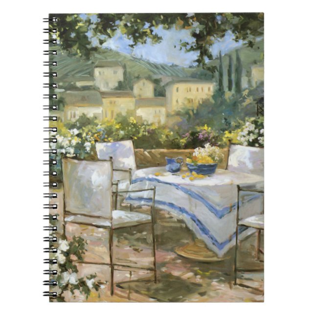 Tuscany Terrace Notebook (Front)