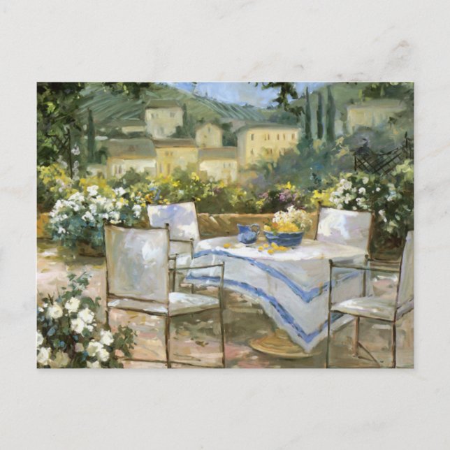Tuscany Terrace Postcard (Front)