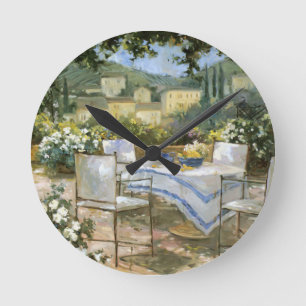 Tuscany Terrace Round Clock