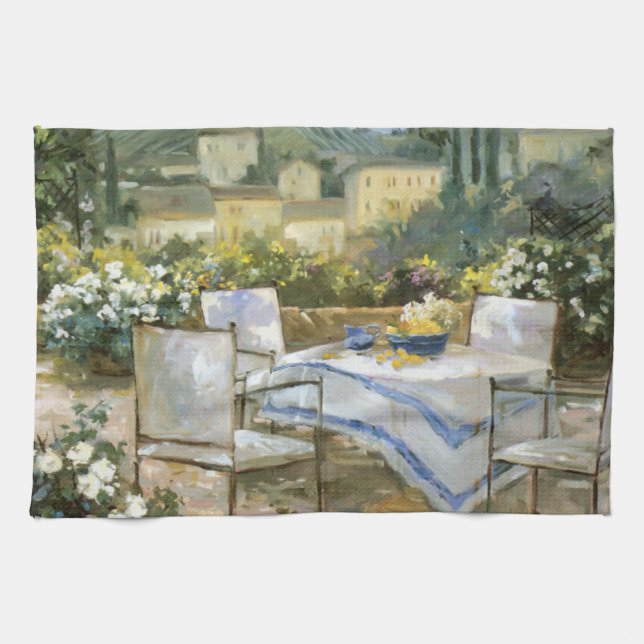 Tuscany Terrace Tea Towel (Horizontal)