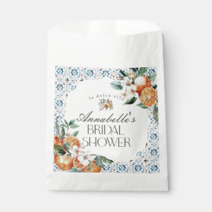 Tuscany Tile Tuscan Bridal Shower Dessert Favour Bags