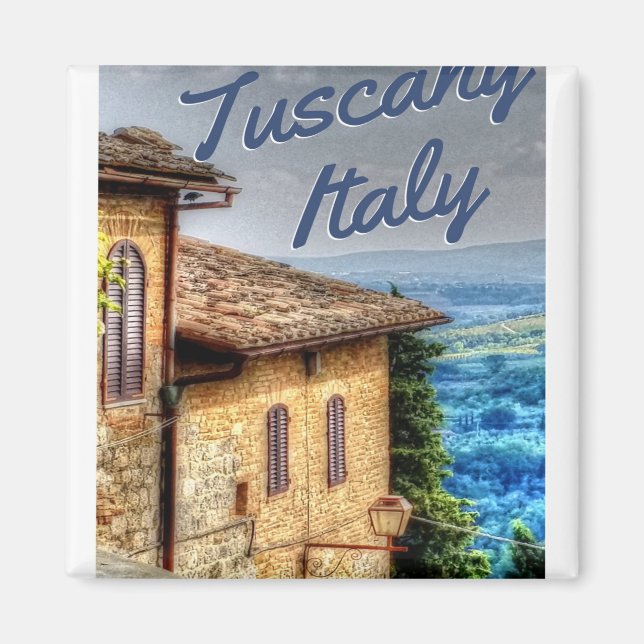 Tuscany Travel Italy Magnet (Front)