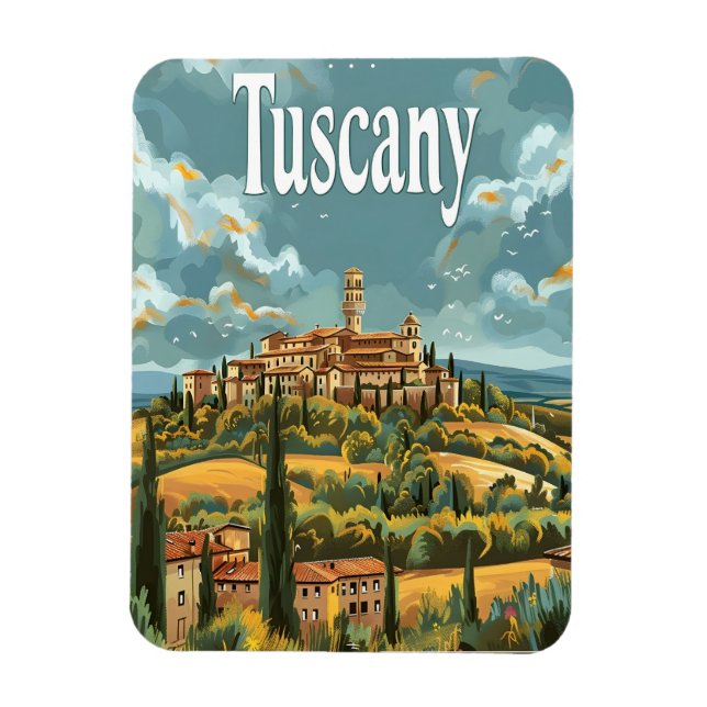 Tuscany Vintage Magnet (Vertical)