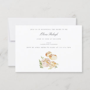 Tuscany Watercolor Bachelorette Party Invitation 