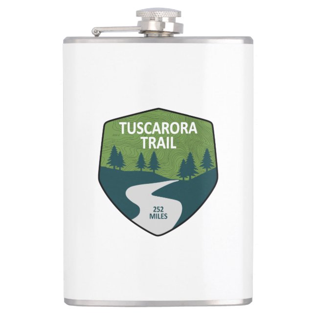 Tuscarora Trail Hip Flask (Front)