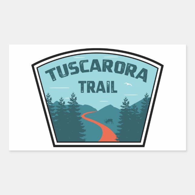 Tuscarora Trail Rectangular Sticker (Front)
