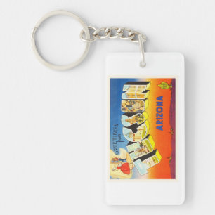 Tuscon Arizona AZ Old Vintage Travel Souvenir Key Ring