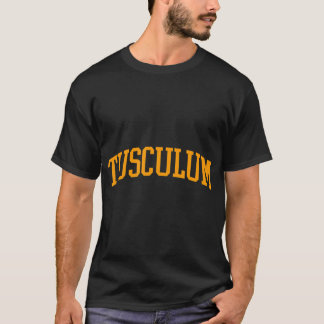 Tusculum Arch Vintage Retro University Style T-Shi T-Shirt