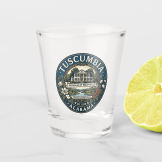 Tuscumbia, Alabama, USA Shot Glass