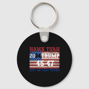 Tush Spit On That Thang Election Parody Trump 2024 Key Ring