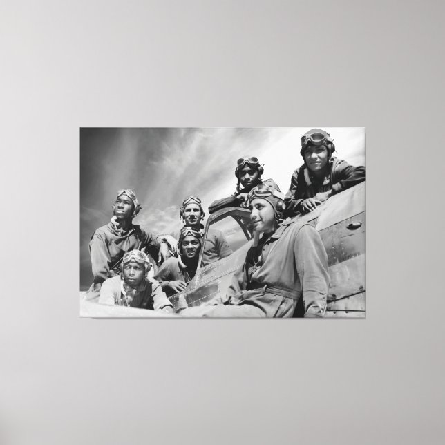 Tuskegee Airmen 1942 Canvas Print (Front)