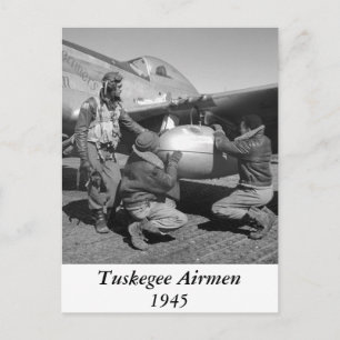 Tuskegee Airmen, 1945 Postcard
