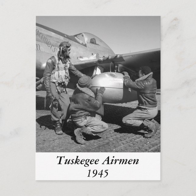 Tuskegee Airmen, 1945 Postcard (Front)