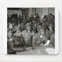 Tuskegee Airmen at Briefing World War II