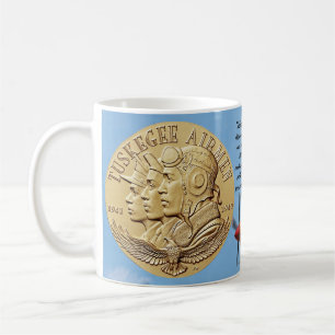 TUSKEGEE AIRMEN COIN COFFEE MUG
