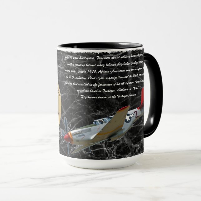 TUSKEGEE AIRMEN COIN    MUG (Front Right)