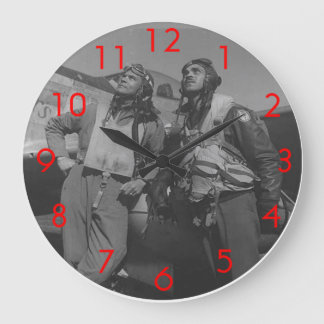 Tuskegee Airmen Large Clock